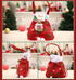 Santa Claus Christmas Decorations For Home Snowman Cloth Gift Bags With Handles For Cookie Candy Drawstring Merry Christmas Bags - menochic